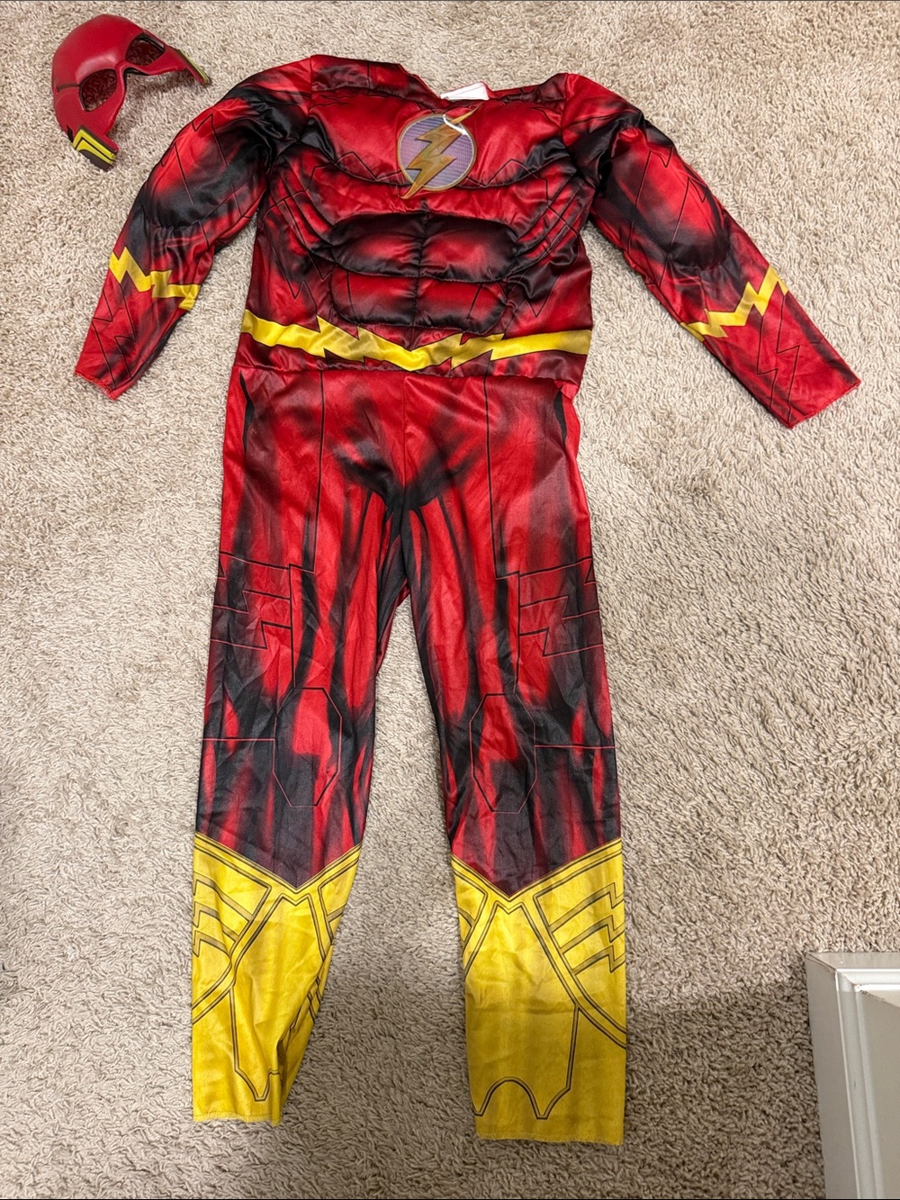 The Flash Kids Costume - Official Superhero Suit (youth medium)